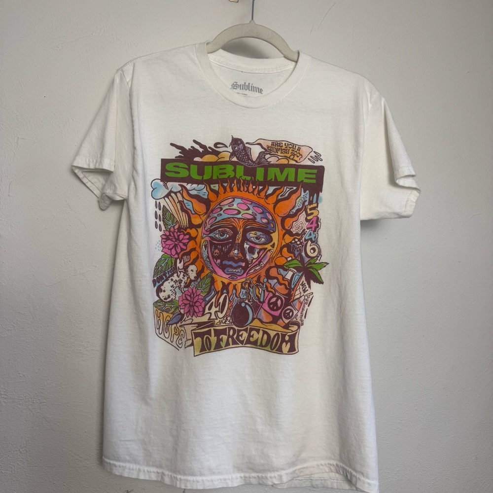 Sublime Hope To Freedom Band Graphic T-shirt